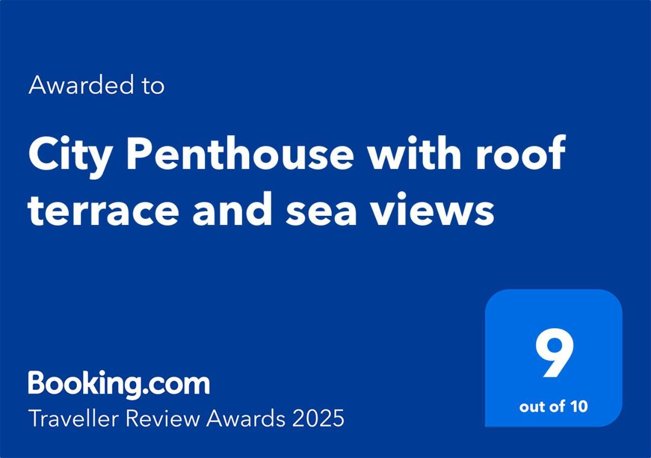 City Penthouse With Roof Terrace And Sea Views Валетта Экстерьер фото